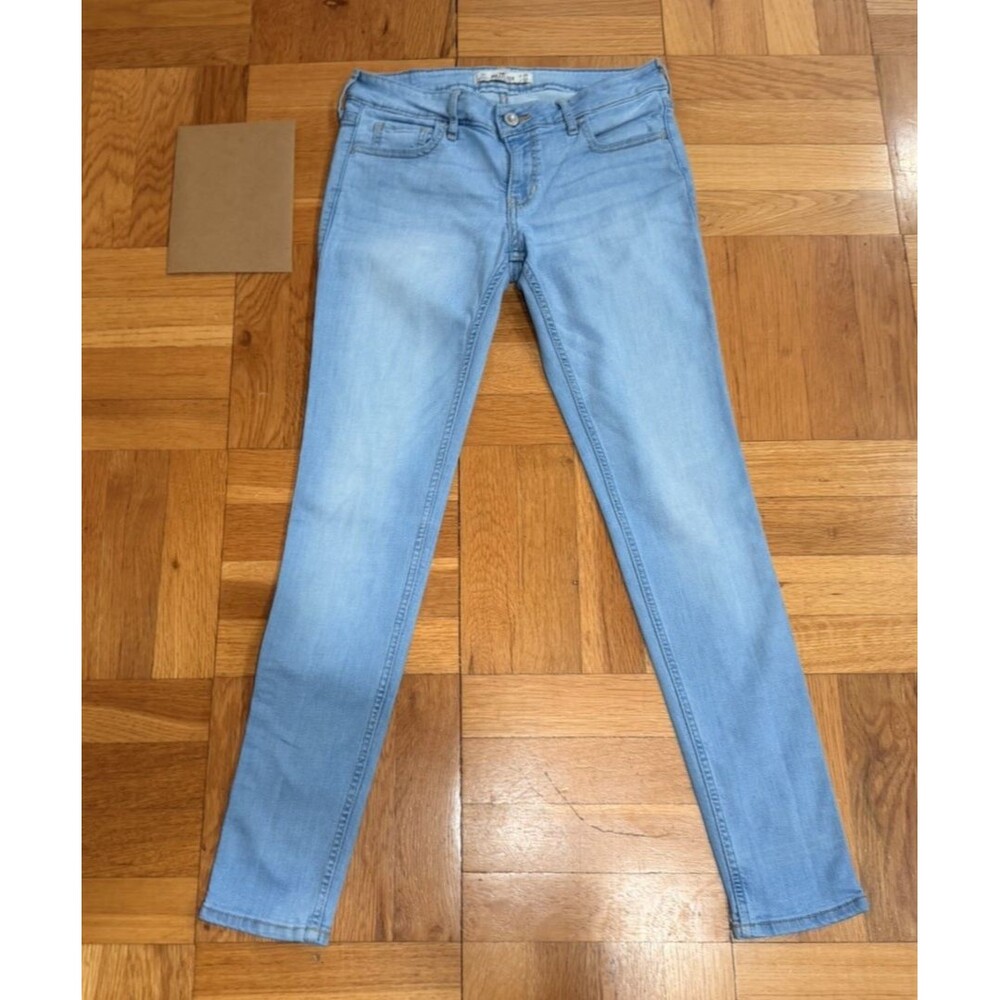 Hollister Women’s Light Wash Skinny Jeans Size 3 Short W26 L29 Stretch Denim